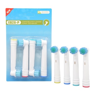 Cabezales de Repuesto Compatibles con el <span class=keywords><strong>Cepillo</strong></span> de Dientes Eléctrico <span class=keywords><strong>Oral</strong></span>-<span class=keywords><strong>B</strong></span> EB28 <span class=keywords><strong>Sensitive</strong></span> Clean, Cerdas Extra Suaves, CE ROHS, Paquete de 4 - Product Image 5
