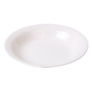 Melamine Round Plate White 627 628 P3065629 Steak Plate Hotel Restaurant Use - Product Image 5