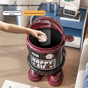 Thùng rác lưu trữ nhà vệ sinh phim hoạt hình Thùng rác hộ gia đình hình ảnh không gian - Product Image 3