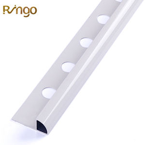 Perfil <span class=keywords><strong>de</strong></span> Esquina <span class=keywords><strong>de</strong></span> Pared Curvo Moderno <span class=keywords><strong>de</strong></span> Aluminio/Metal para Azulejos |   Perfil Impermeable <span class=keywords><strong>Ringo</strong></span> 6063, Duradero, Fácil Instalación, para Interiores <span class=keywords><strong>de</strong></span> Apartamentos - Product Image 2