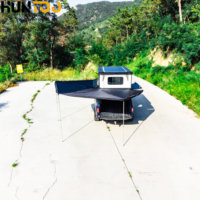 Carpa de Techo Rígida para Camioneta Huntoo, Aislada, Impermeable, Fácil de Instalar, con Techo Elevable para Camioneta