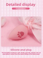 2 couleurs, jouet anal en silicone sexy et érotique pour jeux de cosplay, queue de renard blanche et rose, cadeau érotique pour femmes, jouets sexuels pour adultes