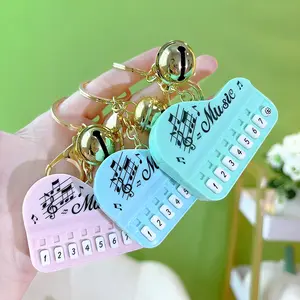 Trẻ Em Trẻ Em Quà Tặng Mini Trò Chơi Nhỏ Đồ Chơi Móc Chìa Khóa Keyring Nhựa Dễ Thương Âm Nhạc Đàn Piano Keychain