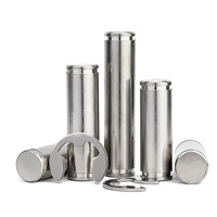 Goupille fendue en acier inoxydable 316, goupille cylindrique à double extrémité, bague de retenue de positionnement, modèle personnalisable fabriqué en Chine