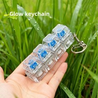 Testeur de commutateurs de clavier anti-stress créatif avec effets lumineux RGB en plastique à fort rebond, gadget de décompression Zhejiang