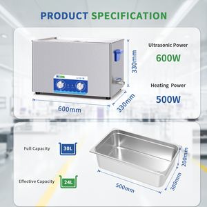 <span class=keywords><strong>Nettoyeur</strong></span> à ultrasons mécanique DK SONIC 30L avec chauffage et ultrasons <span class=keywords><strong>pour</strong></span> outils et pièces - Product Image 4