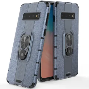 सैमसंग गैलेक्सी एस24 प्लस के लिए आर्मर सेल फोन सहायक उपकरण, मेटल 360 रिंग होल्डर के साथ अल्ट्रा मैग्नेटिक किकस्टैंड फोन केस