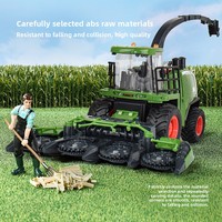 Camion télécommandé 6 canaux 1:24, tracteur agricole électrique, véhicule de transport agricole, modèle avec portée de 80 m, contrôleur AA, pour agriculteurs
