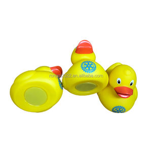 Canard de course lesté en caoutchouc de canard numéroté vertical de flotteur pour l'événement de course de <span class=keywords><strong>club</strong></span> rotatif - Product Image 2