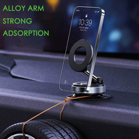 Support magnétique pour téléphone Great Roc K007, rotation à 360°, portable, en ABS, compatible avec tous les téléphones mobiles, pour tableau de bord de voiture, bureau, lit, bureau