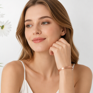Brazalete Magnético de Cobre Puro, Diseño Moderno, Sin Irritación de la Piel, Joyería Bioenergética para la Sanación - Product Image 3