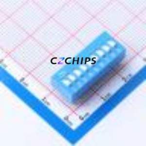 DS-09BP DIP Switch Through hole Component (THT) Switch 9-Bit 2.54mm Blue - Product Image 1