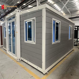 Casa prefabricada de dos dormitorios completamente amueblada, casa prefabricada plegable para gatos y mascotas, contenedor prefabricado para aplicaciones escolares al mejor <span class=keywords><strong>precio</strong></span> - Product Image 1