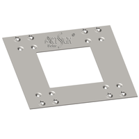 ARTSIGN Collier de fixation en aluminium pour toiture à joint debout, accessoires complets, fixation robuste pour panneaux photovoltaïques sur grands toits métalliques, support solaire