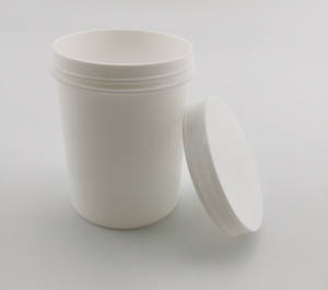 Vente en gros 1000ml 1000g 1L PP Grande bouteille à large ouverture Pot de crème en plastique vide pour soin des cheveux Crème Vera Gel - Product Image 3