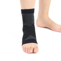 Manchon de soutien de cheville en nylon de haute qualité, respirant, réglable, élastique, pour le sport et le basketball, protection compressive