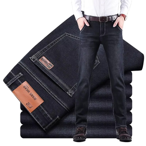 Jeans de Hombre de Alta Calidad, Corte Regular, Azul Clásico, Corte Recto, Cómodos y Elegantes para Uso Diario, Producción en Masa - Product Image 5