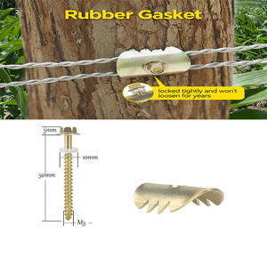 Clips de clôture robustes en acier au carbone <span class=keywords><strong>pour</strong></span> griffes de chat, 50 pièces/ensemble, attaches <span class=keywords><strong>pour</strong></span> <span class=keywords><strong>grillage</strong></span>, poteaux de clôture tissée, barrières, usage agricole et ranch - Product Image 2