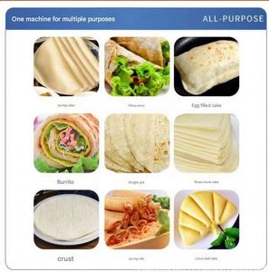 30cm <b>Electric</b> Dough Sheet Press Machine Food Grade Non-Stick Pizza Tortilla Crepe Chapati <b>Roti</b> <b>Maker</b> Home Use 220v Voltage - Product Image 4