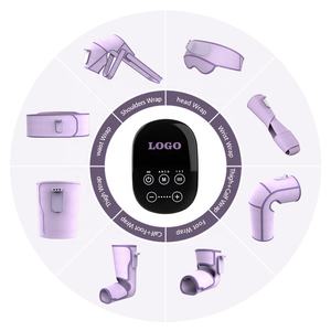 Fabricante Source, envoltura de rodilla de masaje portátil, Combinación libre de compresión de aire, recuperación de cuerpo completo con masajeador de piernas calentado - Product Image 3