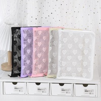 Organiseur A6 personnalisable en maille de dentelle avec couverture PVC détachable, créatif, à 6 anneaux, porte-certificats, carnet de notes et agenda