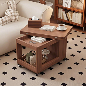 <span class=keywords><strong>Table</strong></span> <span class=keywords><strong>basse</strong></span> en bois massif sur mesure, mobile, extensible, avec <span class=keywords><strong>roulettes</strong></span>, pliable, pivotante, <span class=keywords><strong>table</strong></span> d'appoint <span class=keywords><strong>pour</strong></span> canapé d'angle, <span class=keywords><strong>pour</strong></span> salon - Product Image 6