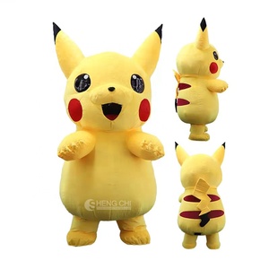 Costume de personnage géant en peluche gonflable Pikachu Costume de personne réelle Costume de mascotte pour adultes - Product Image 2
