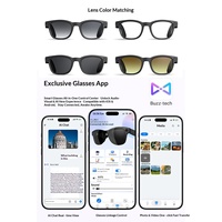 Lunettes Intelligentes Ultra-Performantes L1 avec Caméra 1300W pixels, Étui de Recharge Inversée, Wi-Fi et Reconnaissance d'Images par IA Cloud