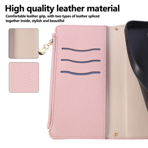 Funda tipo cartera para Samsung Galaxy Z Fold3 4 5 6 <span class=keywords><strong>7</strong></span> para mujer, con correa cruzada, funda de cuero con tapa y soporte para Fold 8 - Product Image 5