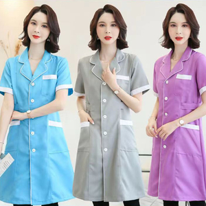 Cappotto da infermiera uniforme <span class=keywords><strong>per</strong></span> salone di bellezza da donna - Product Image 3