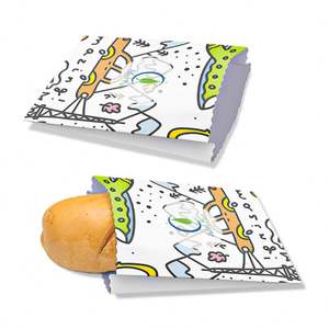 Bolsa para Pollo Frito Resistente a la Grasa, Bolsa de Papel para Papas Fritas de Grado Alimenticio, Resistente a la Grasa, con Impresión Personalizada - Product Image 5