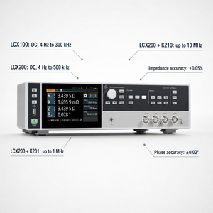 Compteur LCR Rohde & Schwarz R&S LCX pour le test de composants avec polarisation CC et contrôle à distance - Product Image 3