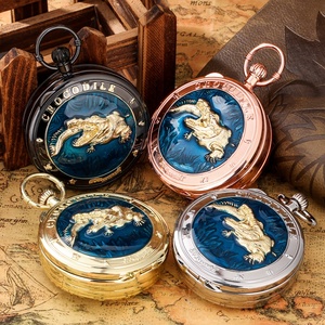 Karikatür tema müzik kuvars cep saati timsah büyük cep İzle sevgililer günü hediye yıldönümü doğum günü için müzik ile - Product Image 5