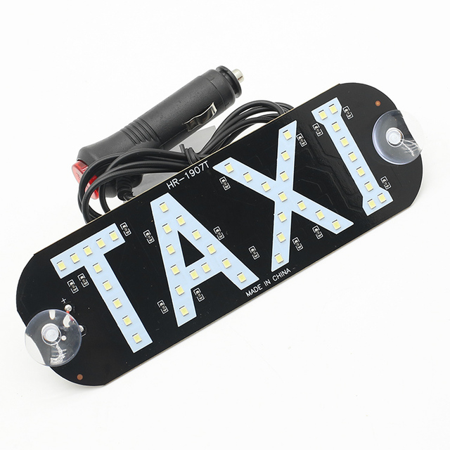 Advertising Roof Lamp Board for Car Cab Top Box Display signal Indicator Light with Switch Usb Sign Windshield Taxi Led Light