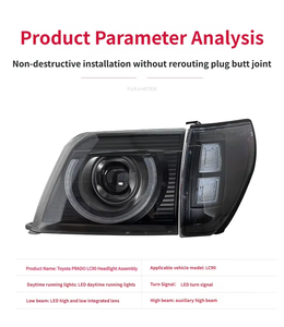 ไฟหน้า LED สำหรับ Toyota Prado LC90 LC95 ปี 1996-2003 พร้อมการรับประกัน - Product Image 1
