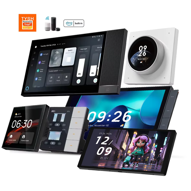 TYSH All-in-one Smart Home System 7-inch Tuya Control Panel With Multi-function Hub Support Google Home