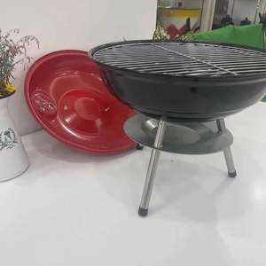 Hot Seller <strong>Kettle</strong> Barecue for Outdoor Bbq Grill Charcoal <strong>Barbeque</strong> Grill for Camping and Home With Enamel Lid - Product Image 4