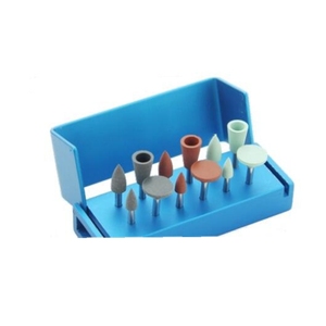Pulidores de silicona RA para pulido dental de metales y aleaciones de amalgama con bloque de pulido - Product Image 1