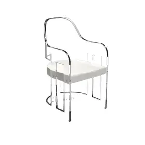 Design acrilico nordico sedia trasparente mobili da pranzo sedia creativa minimalista moderno soggiorno sedia da casa