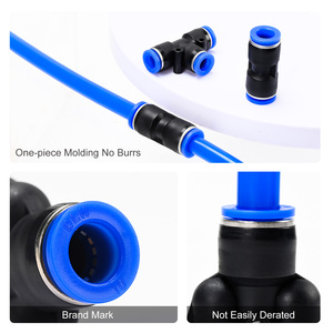 Conectores Rápidos Neumáticos de Fábrica Yueqing, Manguera de Aire de Plástico para Tubería de Aire y Manguera de Jardín, Accesorios de Tubería de Alta Calidad - Product Image 4