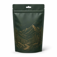 Sachets refermables personnalisés imprimés en héliogravure pour thé en poudre, thermoscellables, étanches, anti-odeur, anti-humidité, qualité alimentaire, en PE autoportant