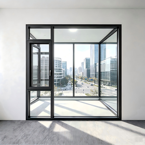 Deioux Hot Sale UPVC Floor to Ceiling Casement <b>Window</b> with Security Lock System for Office Competitive Factory Price - Product Image 1