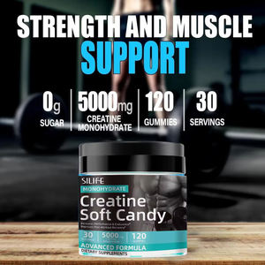 Pré-entraînement de haute qualité OEM pour le soutien énergétique, échantillon gratuit de gummies à la créatine, compléments alimentaires pour la musculation - Product Image 2