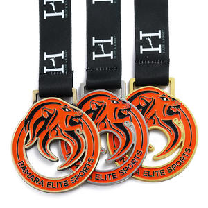 Médaille en alliage de zinc en métal d'usine Médaille de <span class=keywords><strong>boxe</strong></span> de conception personnalisée Jiu Jitsu Muay Thai Dragon Lion Médailles de récompense de compétition sportive - Product Image 1