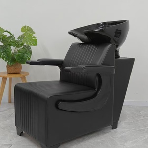 Modern Comfortable <b>Bed</b>-style Design Hair Salon Chair With Shampoo Bowl Sink <b>Bed</b> Plastic Backwash Shampoo Unit Chair - Product Image 2