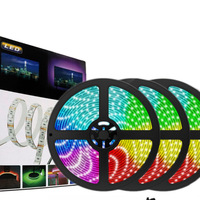 Haute qualité 120 leds lumière DC24v basse tension 5050rgb barre changeante de couleur Ktv bande lumineuse intelligente