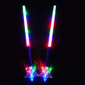 Konser malzemeleri Led sihirli değnek kar tanesi iplik ışık oyuncak <span class=keywords><strong>Light</strong></span> <span class=keywords><strong>Up</strong></span> yıldız parlak çubuk kolye - Product Image 3