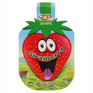 Bolsas con forma especial para snacks infantiles de gelatina, bebidas de jugo, bolsas selladas con forma, bolsas con boquilla de succión de líquido impresas a color y selladas con calor. - Product Image 6