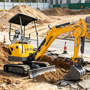 Miniexcavadora de orugas superventas a nivel mundial, precio de fábrica, 1.2, 1.8, 3.5 toneladas, Euro5, EPA, envío gratis para zanjado en huertos - Product Image 1