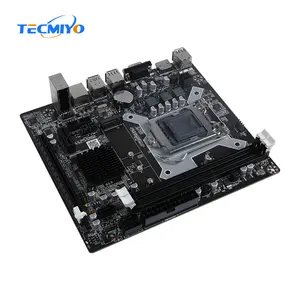 Tecmiyo Motherboard Gaming H81 Lga 1150, performa tinggi mendukung prosesor M.2 H81 Motherboard